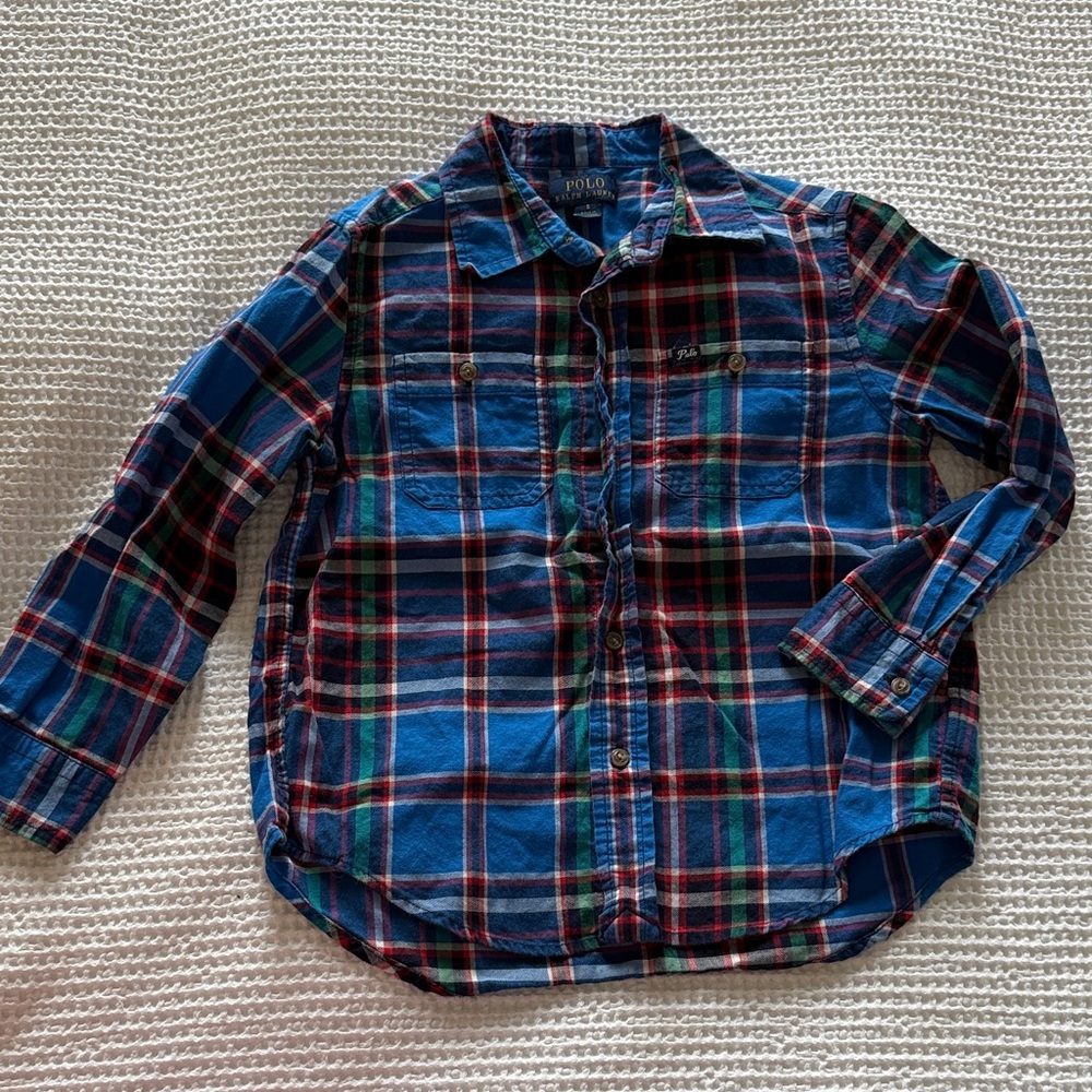 Polo by Ralph Lauren Kids Multicolor Plaid Button-Down Shirt